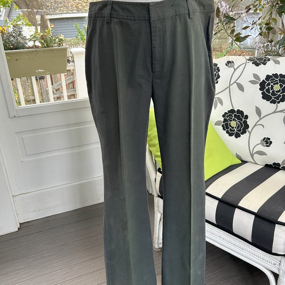Banana Republic Gray/Dark Green Trousers